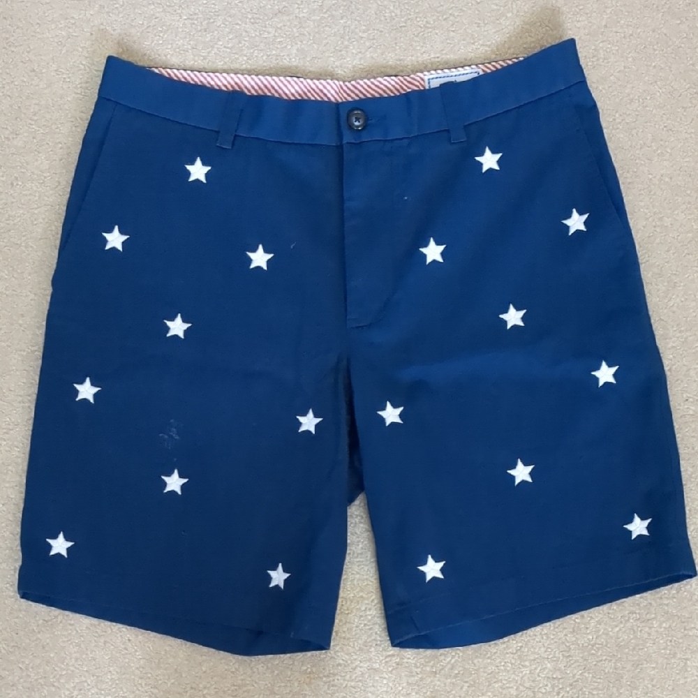 Southern Tide Embroidered Star Shorts Sz. 33